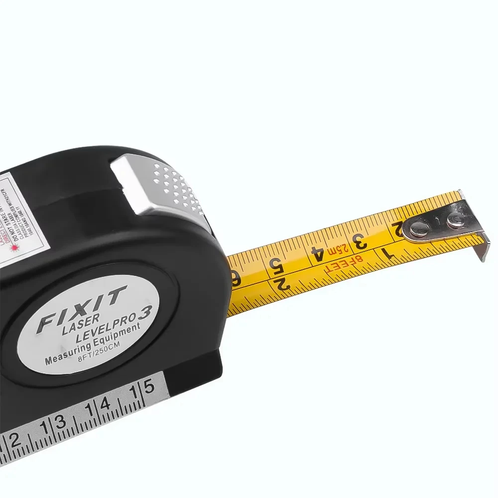 Laser Level Line Tool Multipurpose Laser Level Kit Standard Cross Line Lase 8 Feet Measure Tape Ruler With Metal Tripod Stand ￼