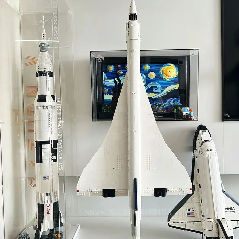 The Apollo Saturn V 92176 Building Blocks Space Rocket Idea Series Bricks Educational Toys For Children Birthday Xmas Gifts