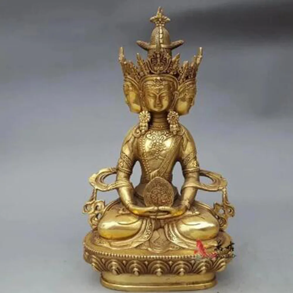 

Buddhist brass VAIROCANA, Herr der Mitte buddha statue