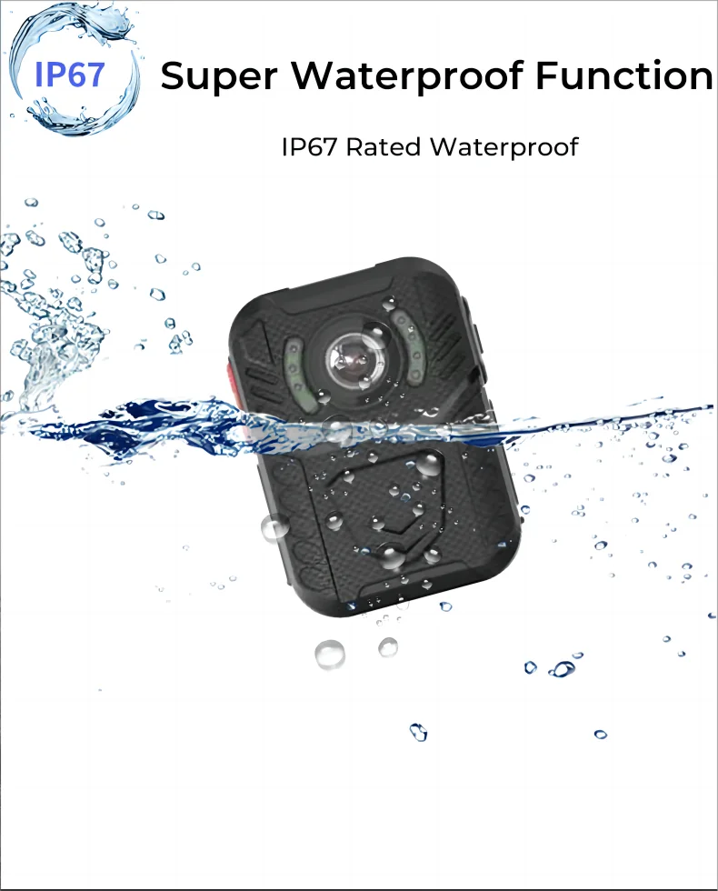 Hot Sale Waterproof HD Body Camera Night Vision Audio Video Max 30M Pixels Multi-Language Outdoor Use OEM ODM