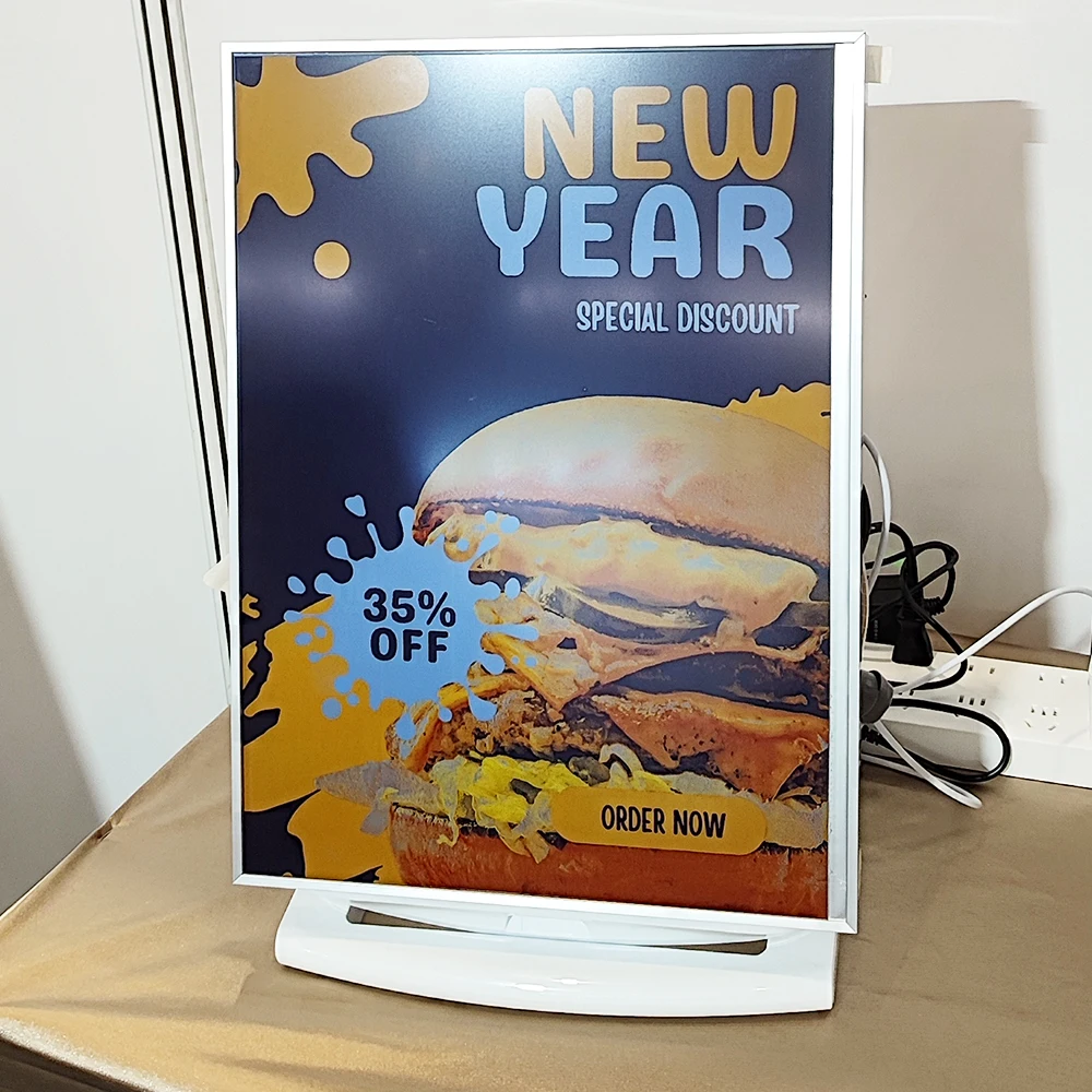 Kabelloses Display E-Reader lädt einmal für Jahre iOS und Android auf, kompatibel mit Playlisten, lokale Home Assistant-Integration