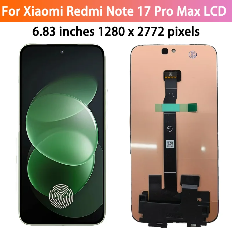 2609FRA74G Premium Lcd For Xiaomi Redmi Note 17 Pro Max LCD Display Touch Panel Screen Digitizer Assembly