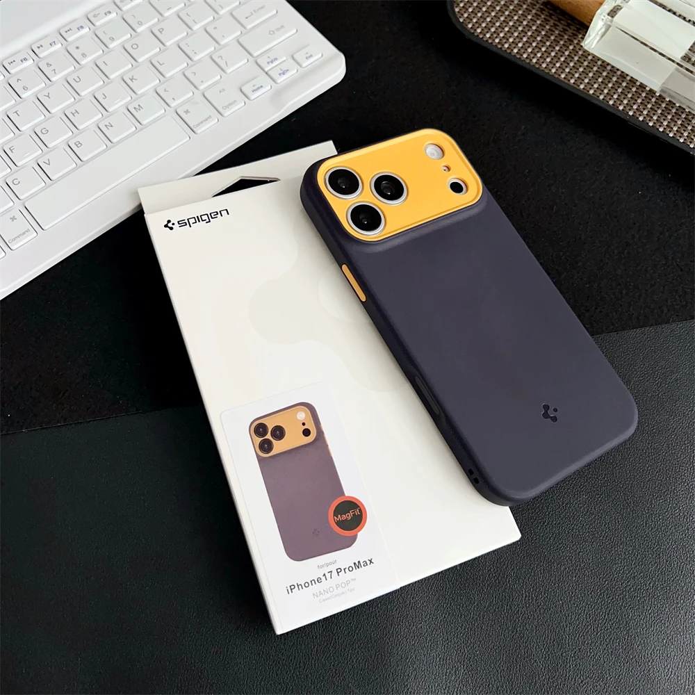 Spigen Fit MagFit Hide Magnetische Flüssigsilikonhülle für iPhone 17 Pro Max Air für MagSafe Kabelloses Laden Stoßfeste Abdeckung – Detail 8
