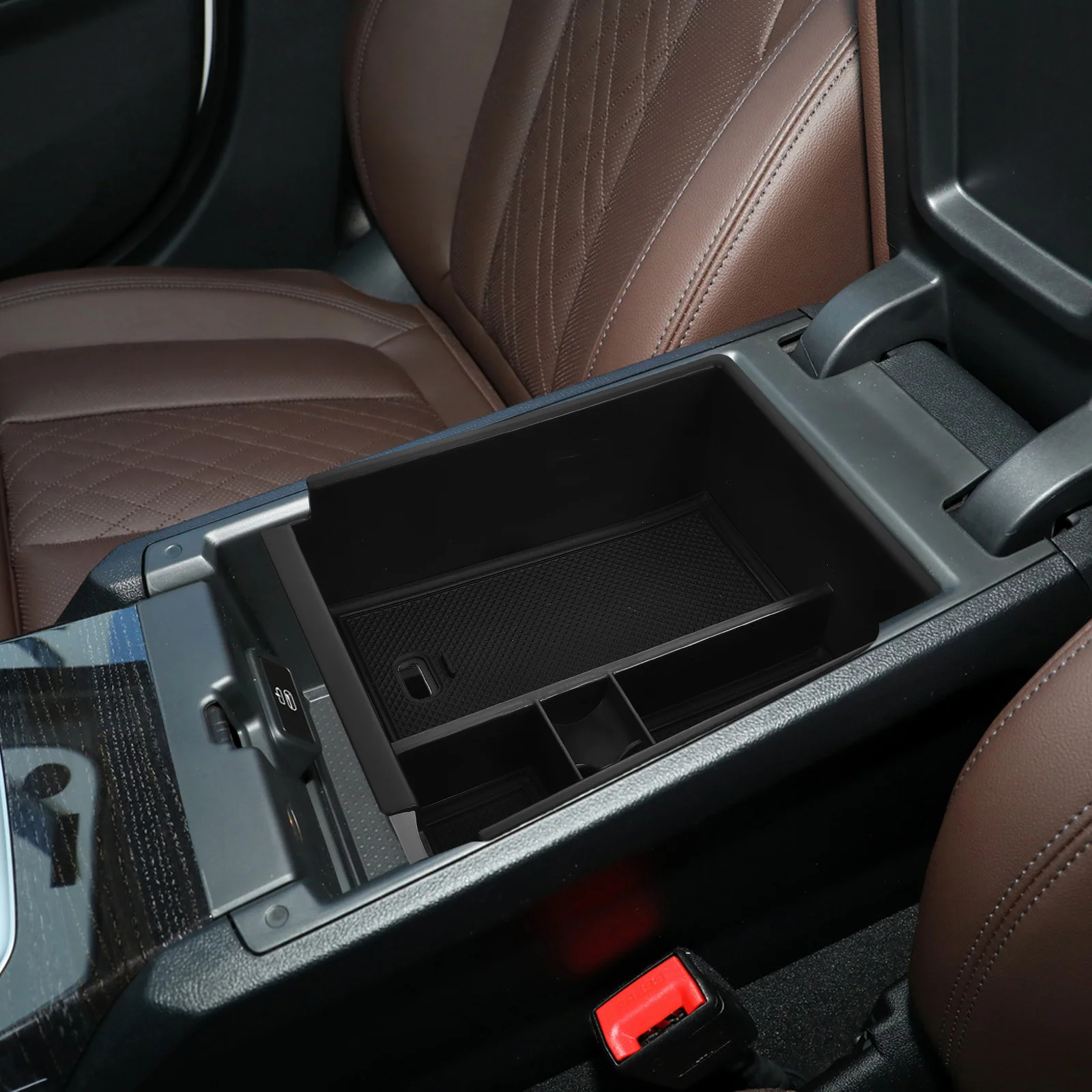 

Car Center Console Storage Box Large Capacity Durable Dashboard Organizer Tray Vehicle Storage Organizer for Phone Wallet Snacks