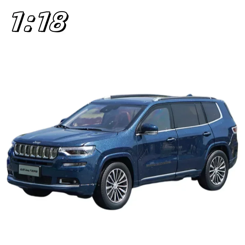 1:18 GAC FICK Jeep Grand Commander Jeep diecast alloy model children's collection of decorative toys, holiday gifts for children