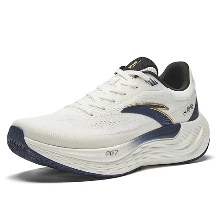 # Anta Anta Travel Pg7 Running Shoes Low Top Shock Relief Ivory White 24355-