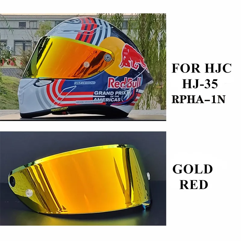 HJ-35 Visor helm sepeda motor untuk HJC RPHA 1N HJ35 Casco Moto kaca depan aksesoris helm lensa pengganti kacamata ekstra