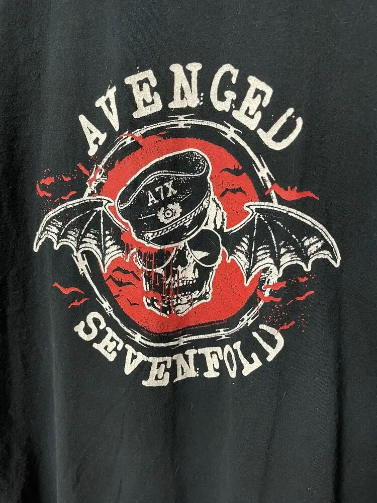 Vintage Avenged Sevenfold Small Tour 2006 Shirt Mens Black