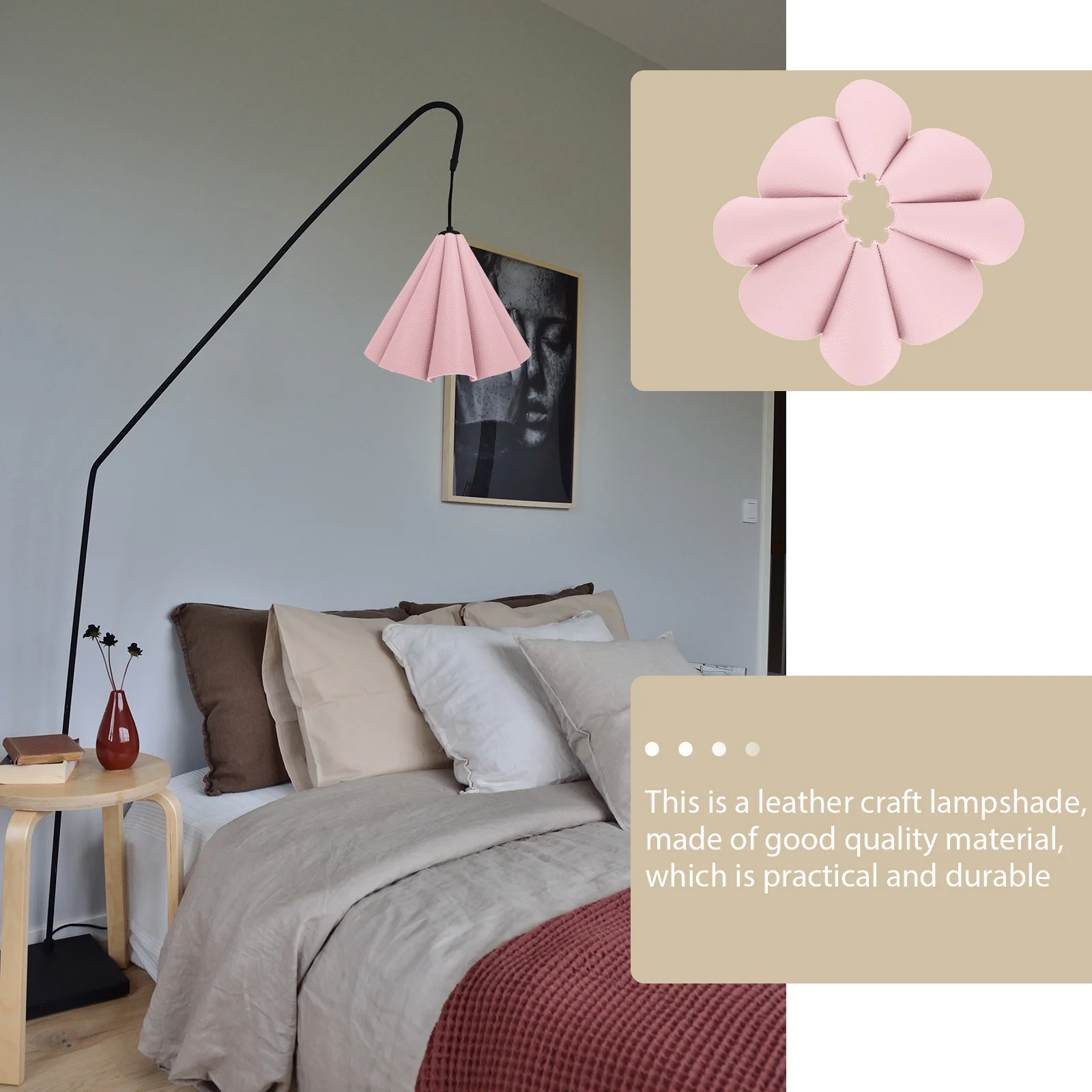 

Delicate Dustproof Lampshade Creative Craft Lamp Cover Adornment Practical Durable Elegant Simple Exquisite Home Use