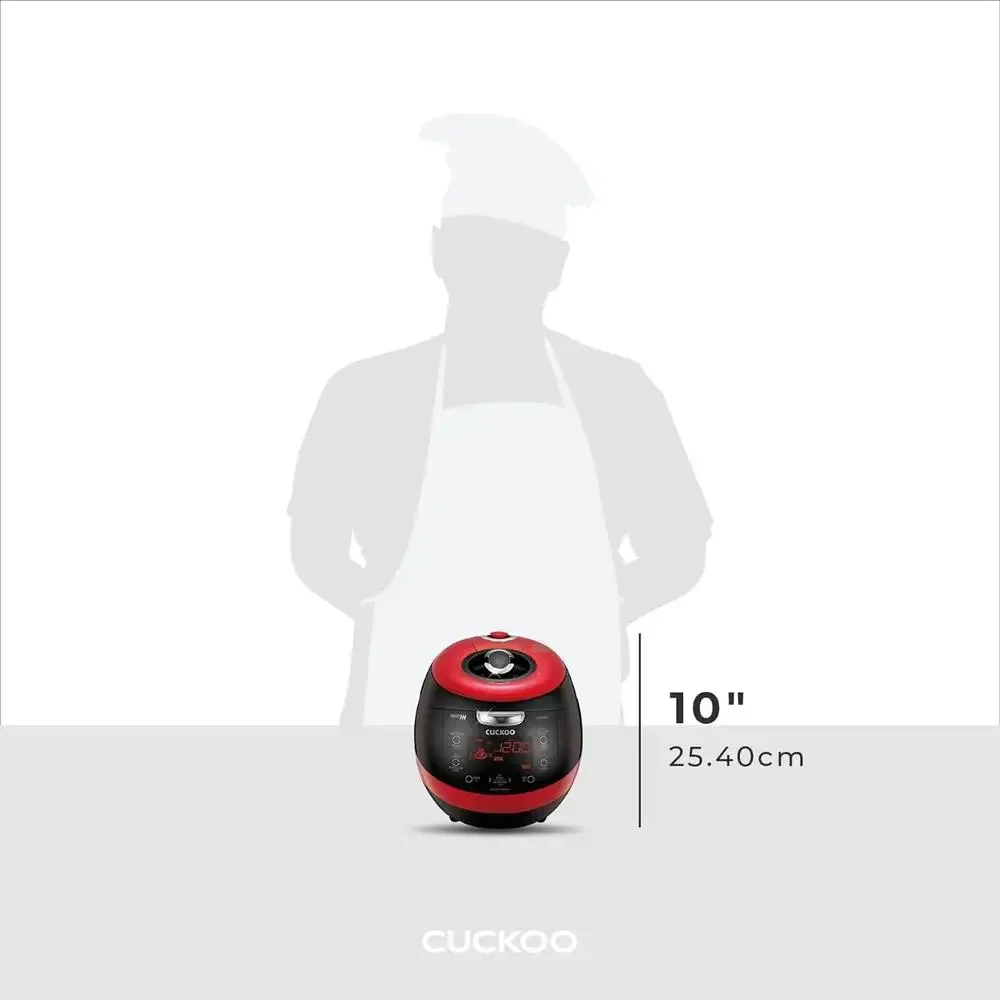جهاز طهي الأرز بالضغط للتدفئة التعريفي سعة 6 أكواب 13 خيارًا للقائمة دليل صوتي ذكي للتنظيف التلقائي وعاء داخلي من الفولاذ المقاوم للصدأ