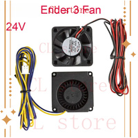 For Creality 4010 Blower 40x40x10MM DC24V Cooling Fan Air-blower Circle Fans Ender-3/Ender-3 S1/ Ender-5 CR-X 3D Printer Parts