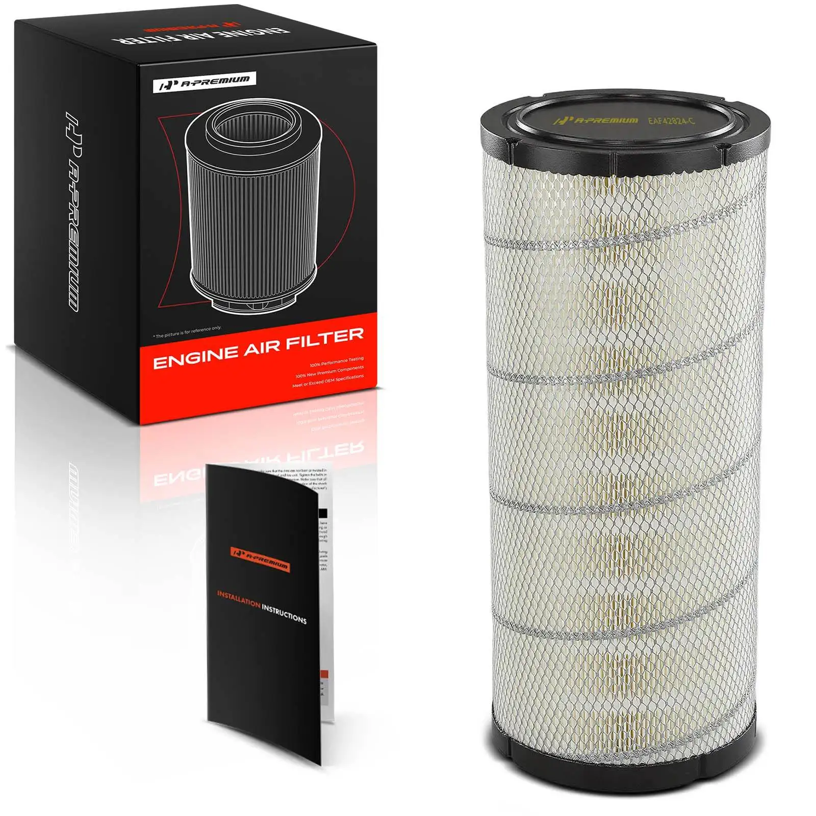 A-Premium Engine Air Filter for Isuzu HTR HVR 2005-2008 HXR 2006 Chevrolet C8500 2003-2009 GMC C6500 Topkick 1999-2009
