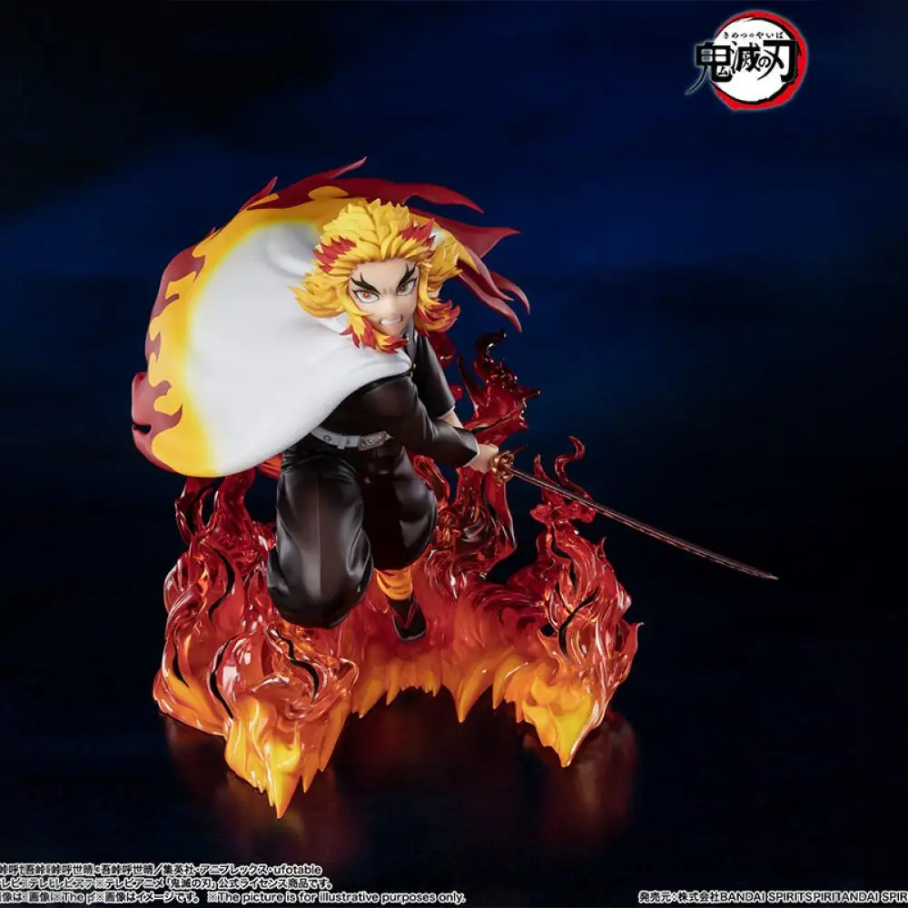 Bandai Echt Rengoku Kyoujurou Figuarts NUL Demon Slayer Super Robot Wars EXTRA BATTLE Anime Perifere Pop voor Verzamelaars