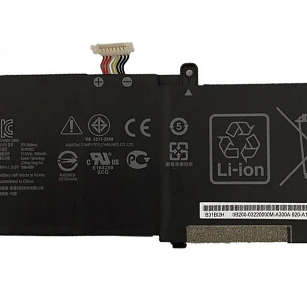 

Original B31N1822 11.52V 42Wh Notebook Battery for Asus ZenBook Flip 14 UM462DA UX462D UX462DA 31CP5/57/81