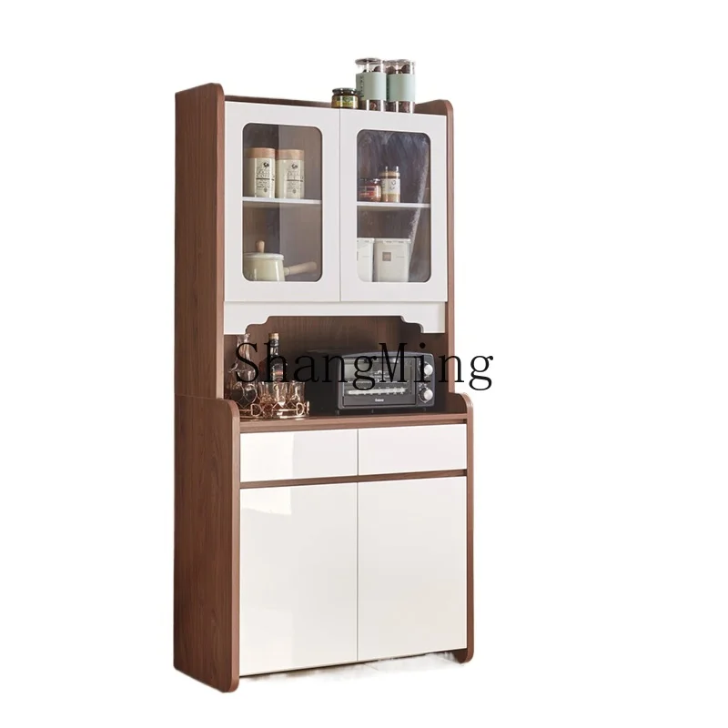 

SM exquisite premium side cabinet modern simple restaurant microwave oven cabinet locker integrated multi-function