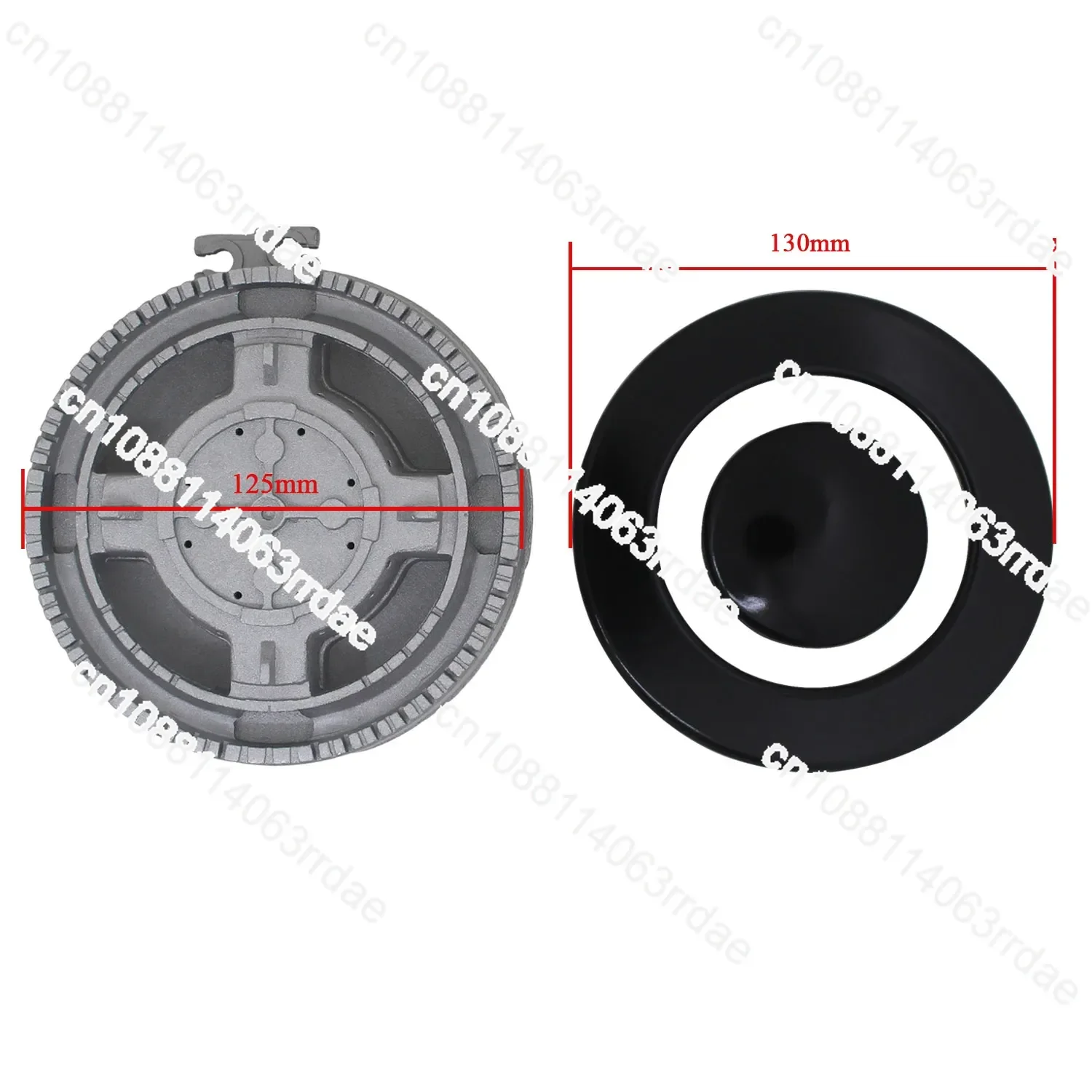 base Outdiameter 130mm Sabaf Triple burner I 130mm for gas cooker with