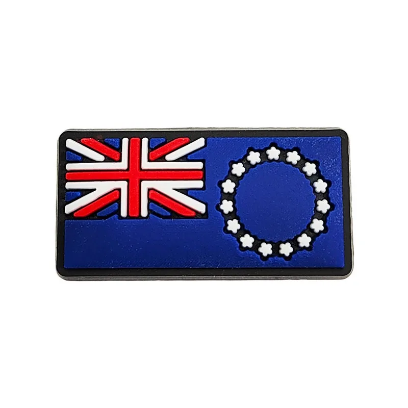 National Flag Style  Cute Garden Shoe Buckle Decoration Suitable for odile Children\'s Christmas Gift for Men and Women