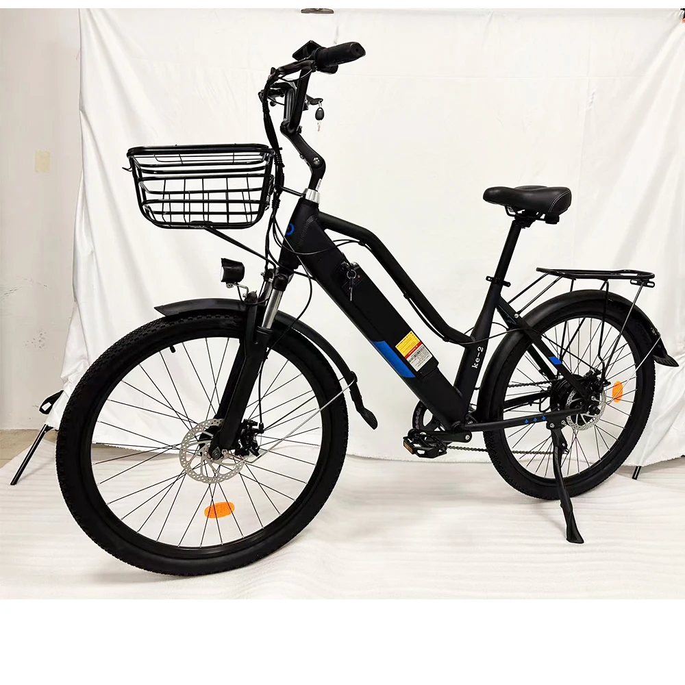 

26" Electric Bike for Women 750W Motor 3 Riding Modes Adjustable Seat Lady Cruiser Commuting Electric Bicycle for Adults