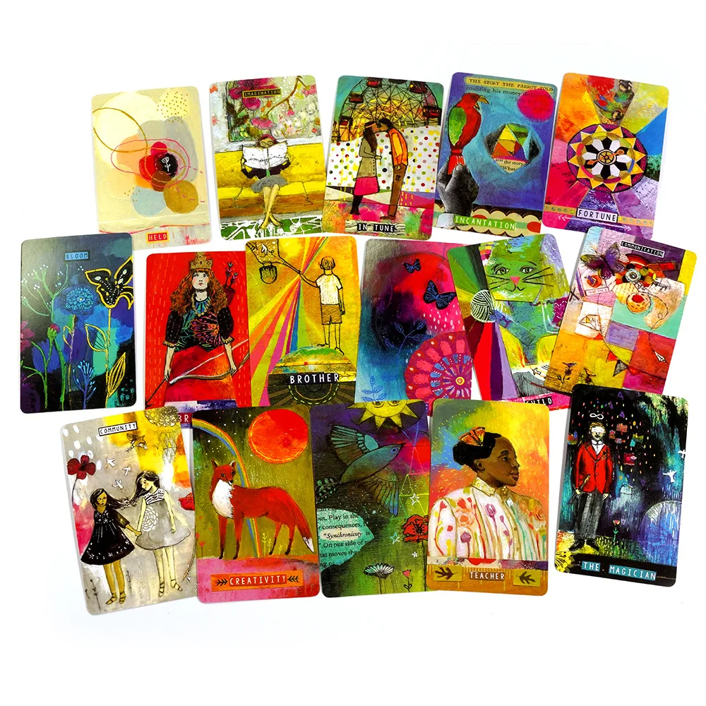 Neue 70 Stück Story Cards Oracle Mysterious Board Game Tarot Card Lustige zarte Partyzubehör für Familienfeiern – Detail 5
