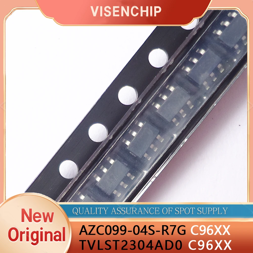 10pieces New Original AZC099-04S-R7G AZC099-04S.R7G C96GH C963H C96... TVLST2304AD0 TVLST2304 C96K1 C96DJ C96... SOT23-6