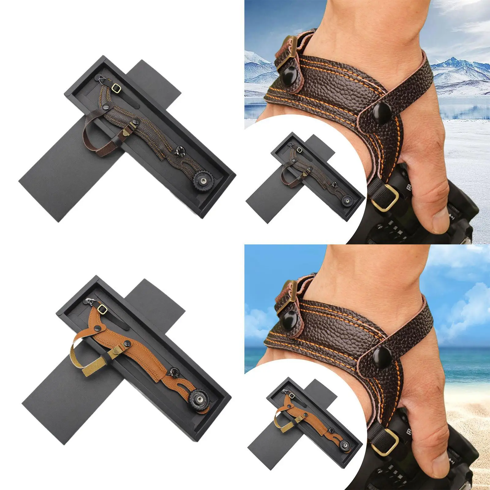 Camera Wrist Strap,Hand Wrist Strap Lanyard,Ergonomic Design,Practical Photography Accessories Quick Release for DSLR Cameras