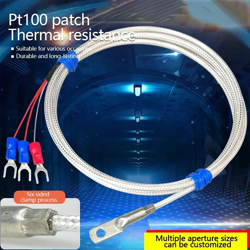 防水 Pt100 表面実装温度センサー 工業用白金サーミスタプローブ 熱電対ガスケット付属