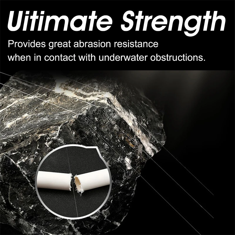 Zukibo Hochwertige Angelschnur aus 100 % Fluorkohlenstoff, 2–84 lb, superstarke Vorfachschnur, klare Kohlefaser-Angelschnur aus Japan – Detail 7
