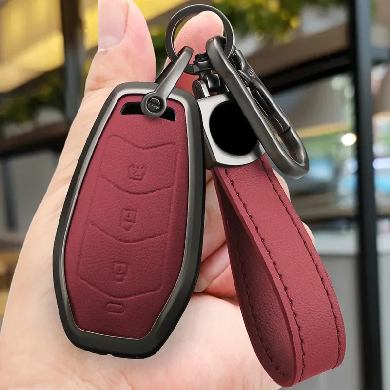 Car Key Cover Remote Fobs Cases For DFSK Dongfeng Fengguang 580 DFM Glory 560 500 Protector Keychain Holder Auto Accessories