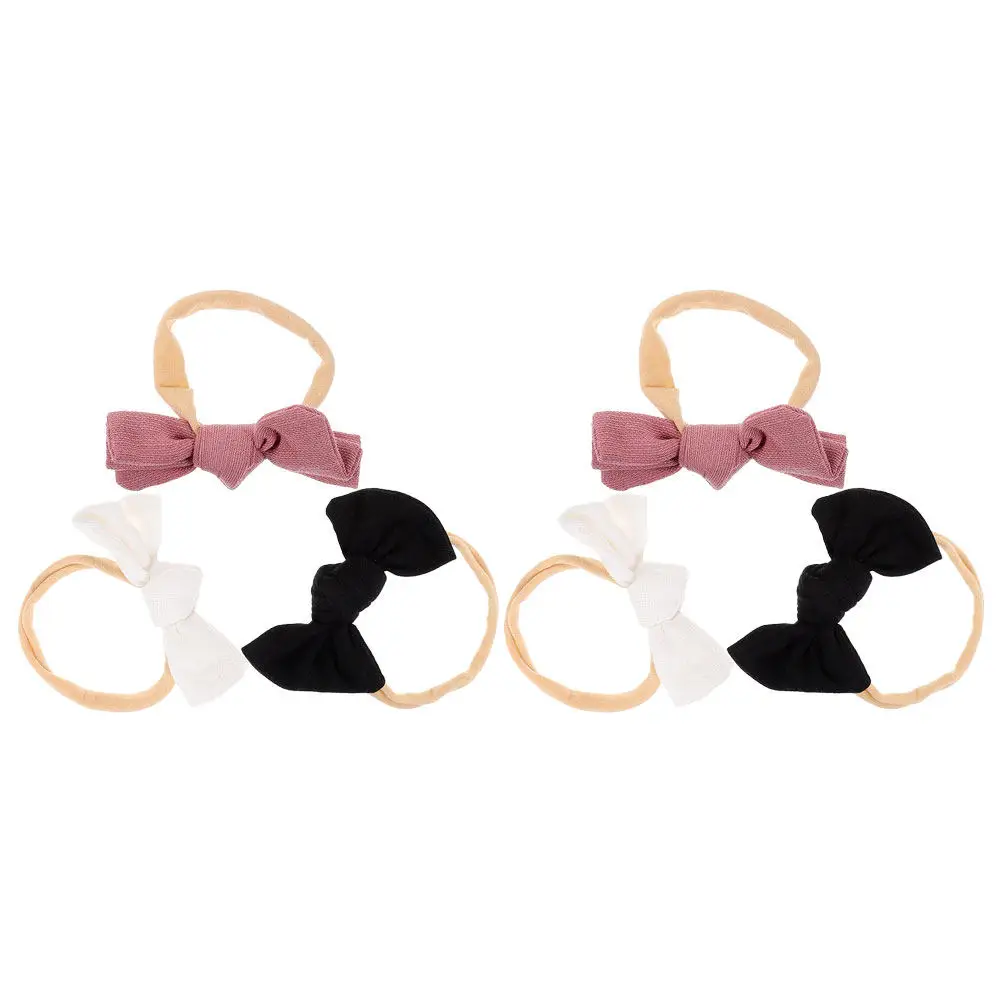 

6Pcs Baby Girl Headbands Bow Headband Set Newborn Toddler Hair Accessories Soft Elastic Infant Headband for Birthday Baby Shower