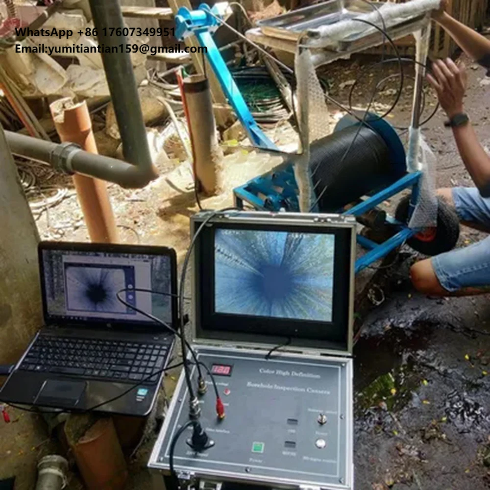 

Детектор подземных вод 0-300 м, прочная/надежная камера для осмотра водяных скважин, высокое разрешение