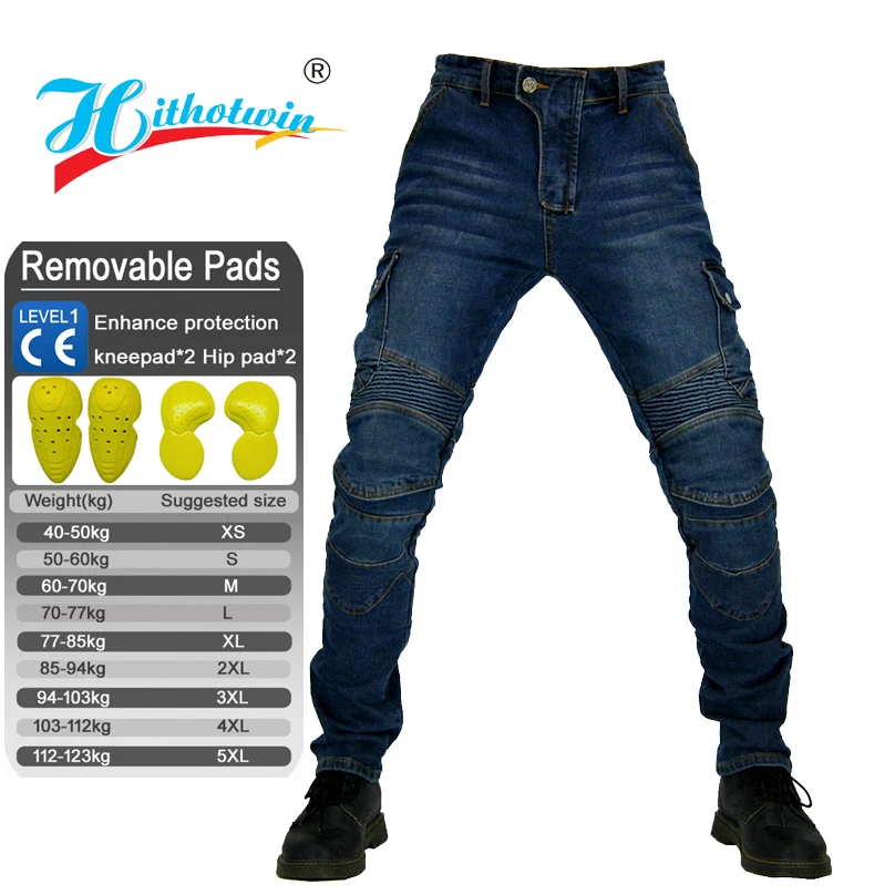 

Мужские мотоциклетные джинсы, устойчивые к истиранию защитные брюки для гонок на весну и осень, снаряжение для верховой езды