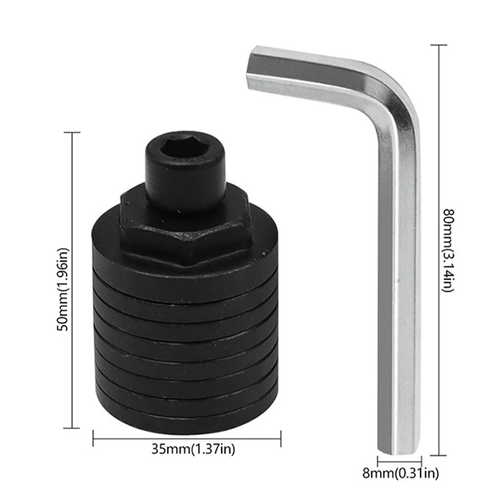 1PCS M10 Angle Grinder Slotting Machine Adapter Angle Grinder Modification Head Accessories Metal Customizable Installation Tool
