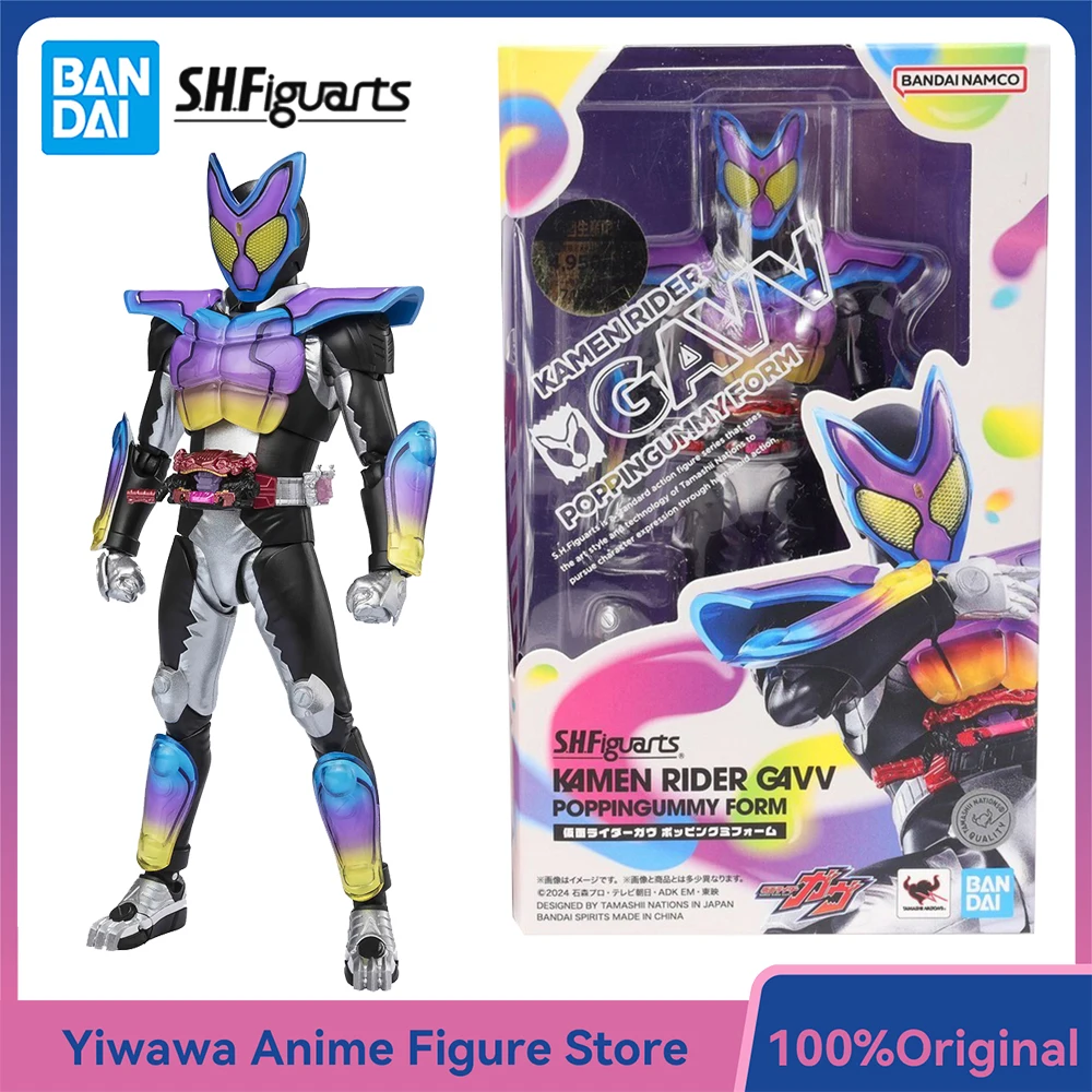 

[В наличии] Оригинальный BANDAI S.H.Figuarts Kamen Rider Gavv (PoppinGummy Form) 15 см Коллекционная аниме-фигурка Модель игрушки в подарок