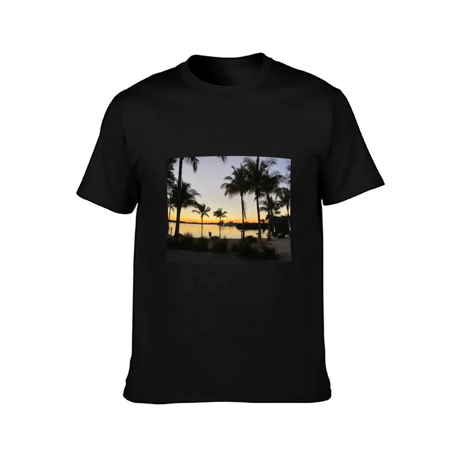 Sunset at Sandpiper Bay Club Med Florida T-Shirt Summer Casual Cotton Tee Oversized Streetwear Tops Vintage Graphic Print