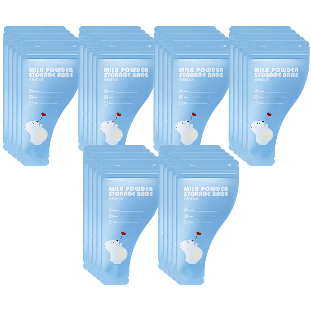 30 قطعة من أكياس تخزين مسحوق الحليب للاستعمال مرة واحدة وقابلة لإعادة الملء، تركيبة أطفال محمولة للسفر في الهواء الطلق وقابلة لإعادة الملء #6