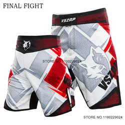 Vszap MMA Shorts pantaloni Muay Thai da uomo Premium Bjj Jiujitsu Kickboxing boxe Training Fight Shorts combattimento arti marziali Trunks