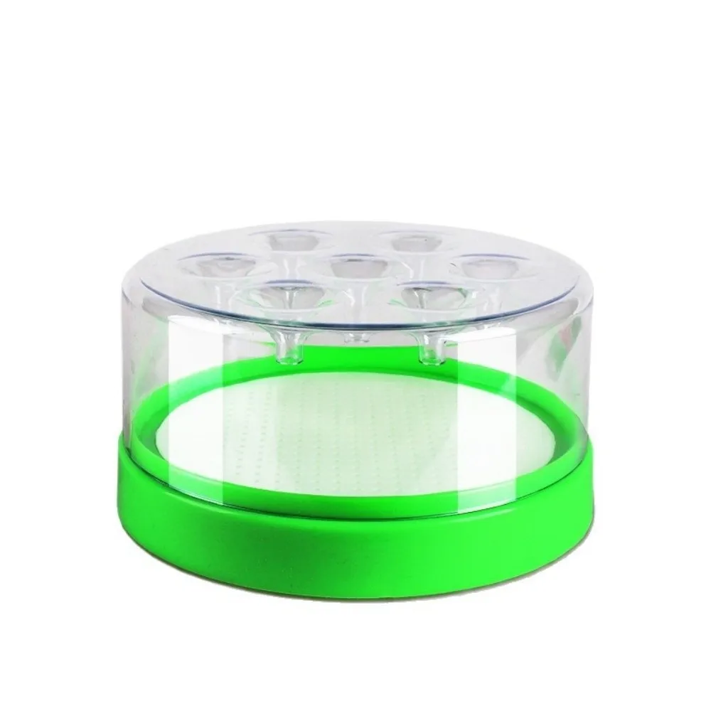 Practical 7 Holes Automatic Fly Trap Non-Toxic Reusable Mosquito Killler Durable Multifunctional Plastic Fly Trap Box Garden