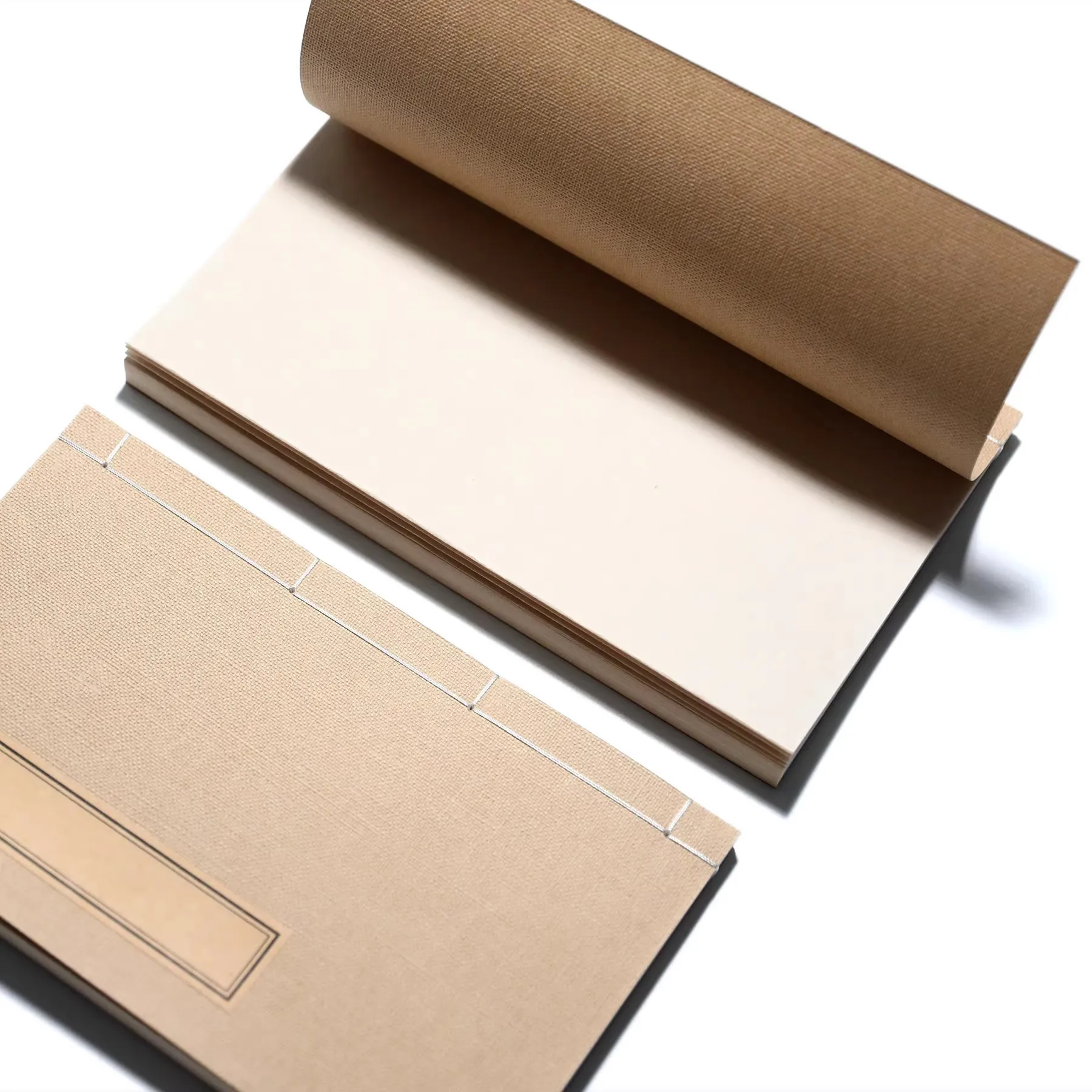 Handmade Antique Thread-Bound Notebook - Shuxuan Paper for Chinese Calligraphy, Small Regular Script (Xiaokai) Practice