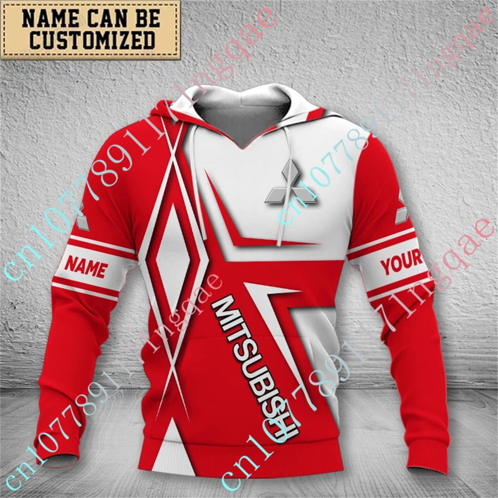 

Mitsubishi Clothing Harajuku Pullover Top Casual Oversize Zip Hoodies Unisex Sweatshirt Anime Hoodies For Men Women Custom Logo