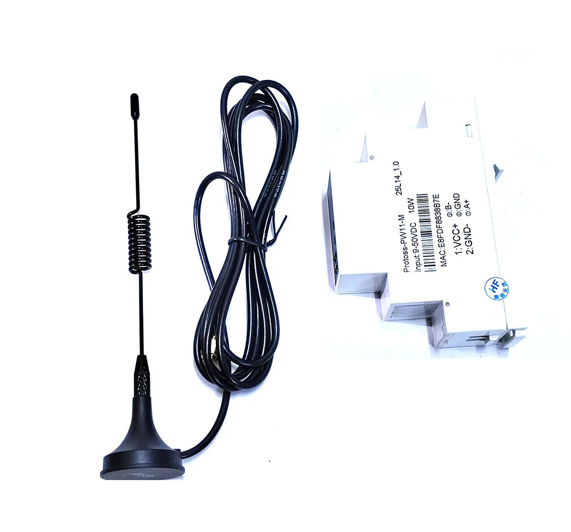 Protoss-PW11 RS485 serial to Wifi Wireless Serial Server Rail Mounting DTU RS485 to WIFI serial server