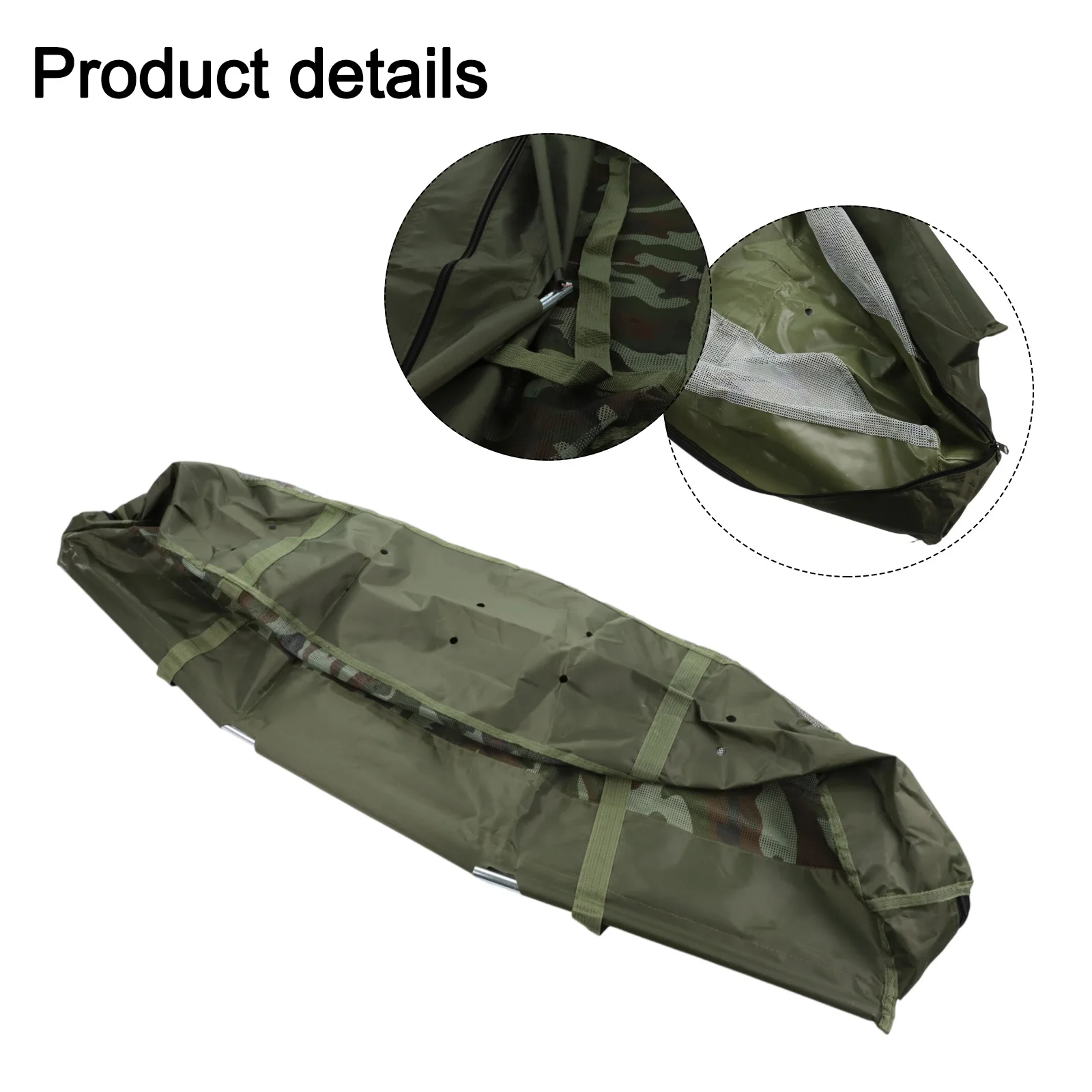 

Foldable Transport Bag Fishing Measure Ruler Outdoor Fishing 110cm Long 600D Oxford Cloth Material Boat-shaped Design