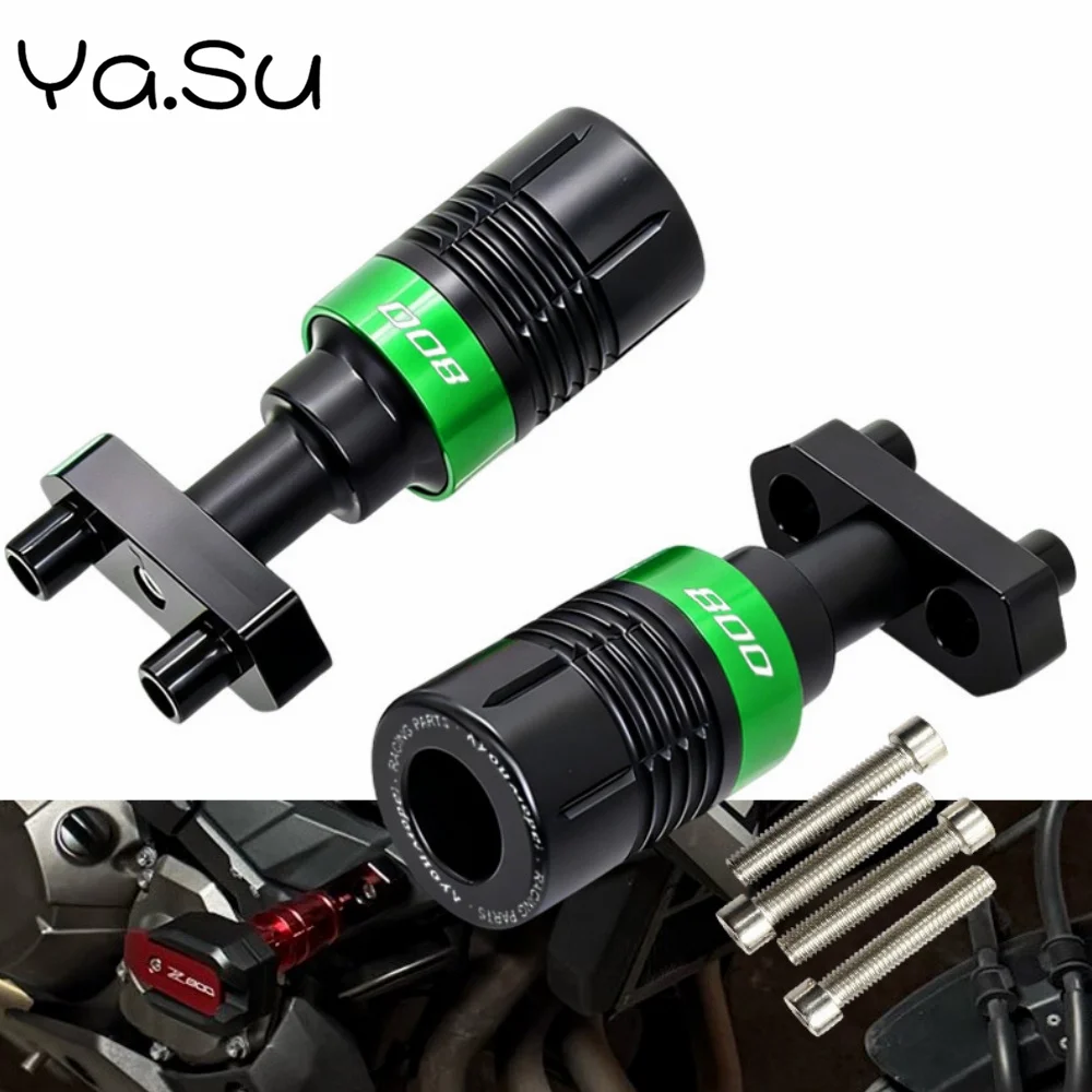 Motorcycle Front And Rear Axle Anti Drop Rod Protection Ball For Kawasaki Z800 2013-2016