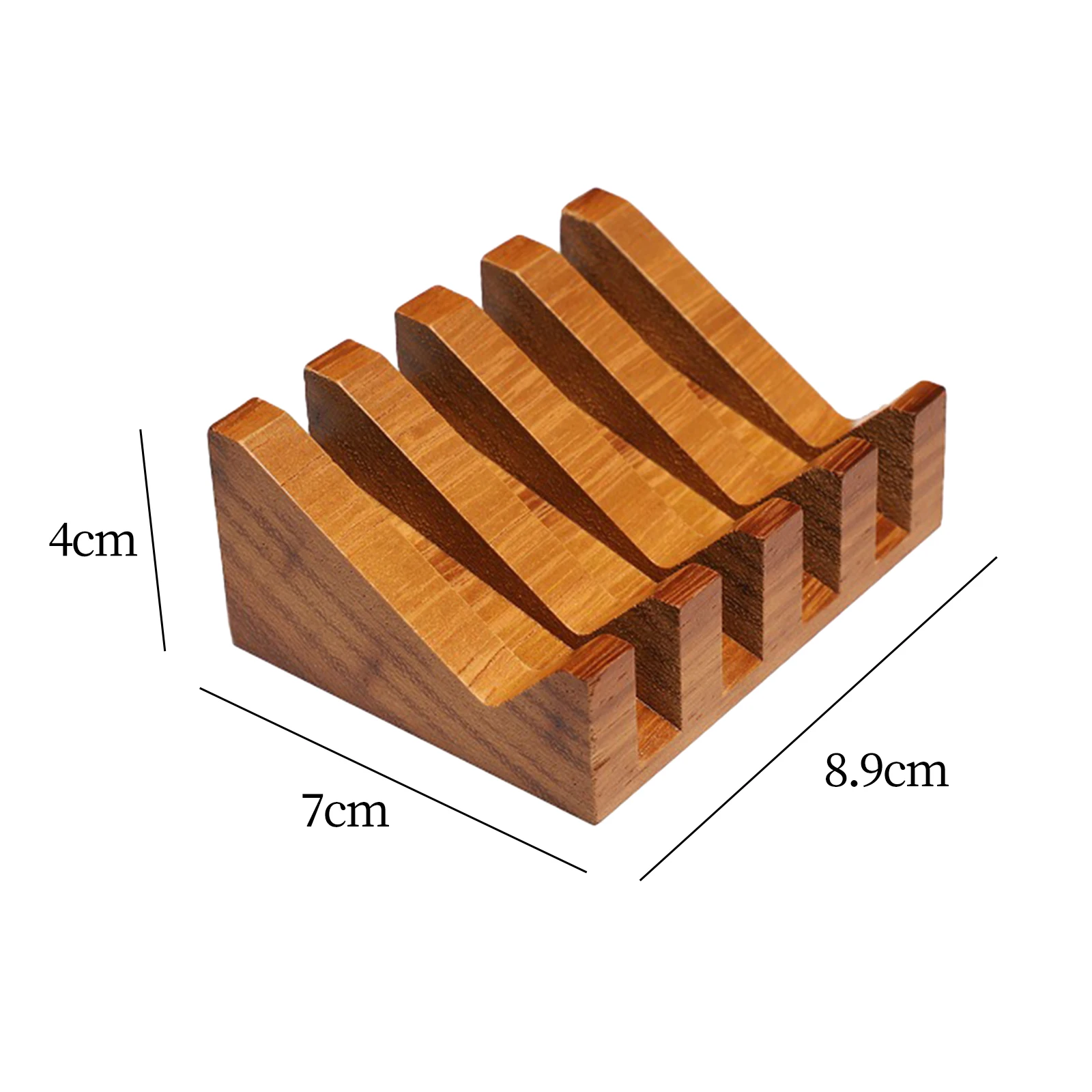 Wooden Soap Dish Tabletop Soap Holder Bathroom Kitchen Sink Tray Bathroom Accessories Home Decoration Creative