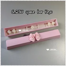 Cartoon Cute 6.25U Space Bar Keycap for Cherry Mx Switch Custom Cherry/OEM Mechanical Keyboard Caps Individuality Gaming Keycap