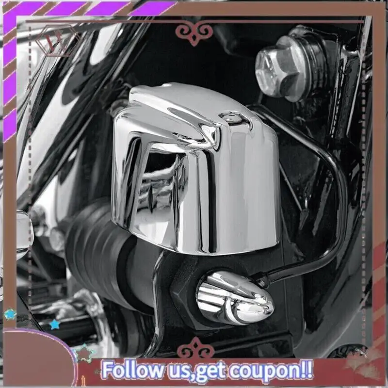 

A57E-1 PCS Rear Brake Master Cylinder Cover Chrome Silver Motorcycle Accessories For Touring Electra Glide 99-2007