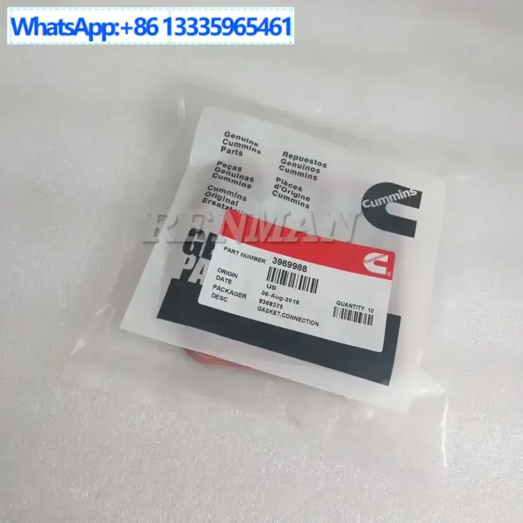 

10Pcs for Cummins Supercharger Interface Gasket 3938158 Intake Cover Gasket 210 HP 3913352