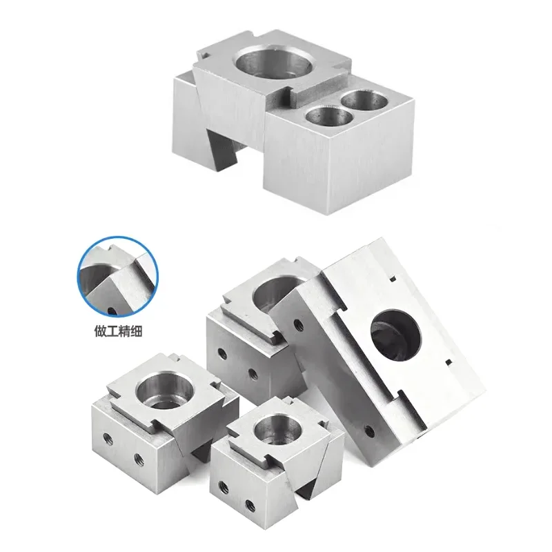 Picture 5: M6 M8 M10 One/two-way Ok Fixture Machine CNC Machining Multi-station Wedge Clamping Block Element Vise Precision Fixed Fixture
