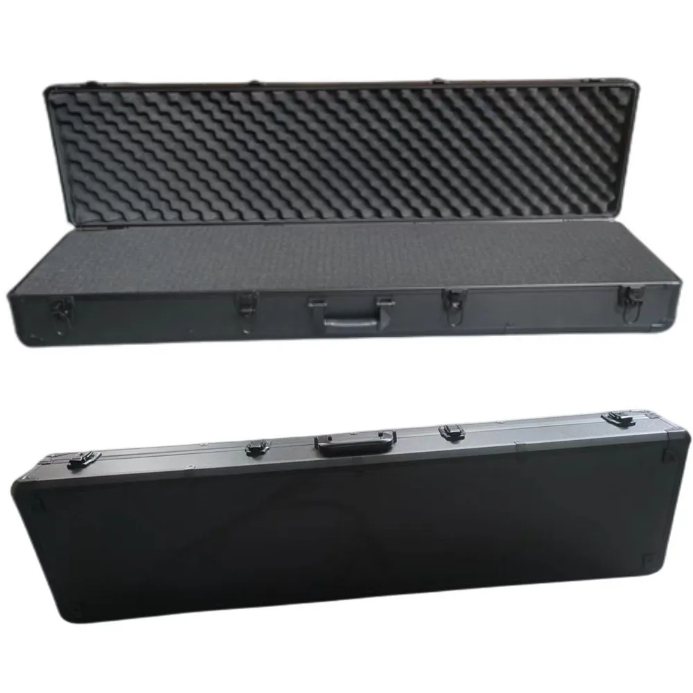 Imagem -01 - Alumínio Alloy Frame Mala Travel Storage Box Equipamento Fotográfico Gun Case Lock Toolbox Impermeável Cutting Sponge Bolsa 12m aluminio alloy frame mala travel storage box equipamento fotografico gun case lock toolbox impermeavel cutting sponge bolsa 12m 01