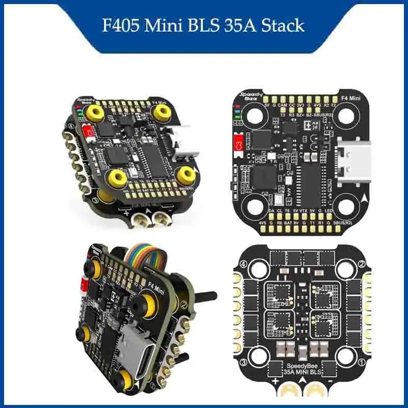 

SpeedyBee F405 Mini BLS 35A 20x20 Stack F405 Flight Controller 35A BLHELI_S 4in1 ESC 3-6S LIPO for FPV Freestyle Drones RC Tools