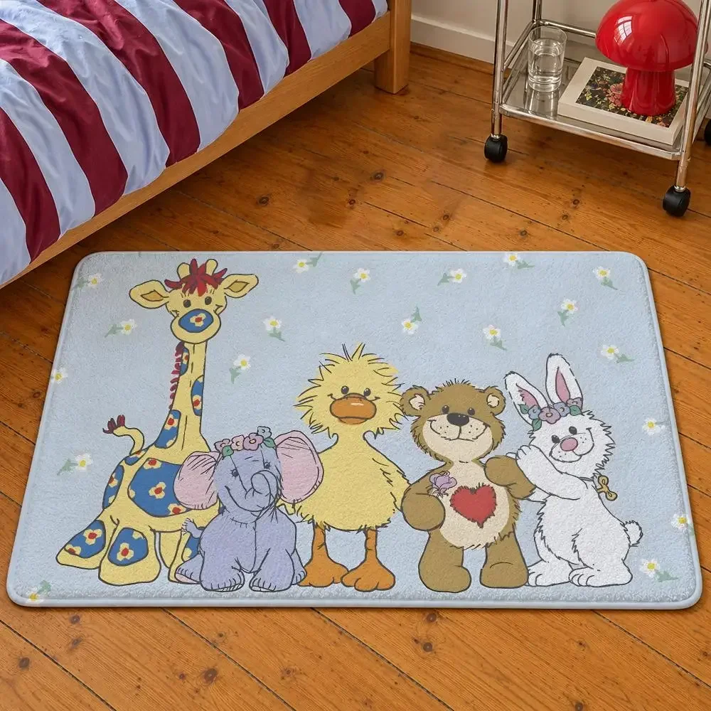 Floor Mat Brand Soft Flannel Entrance Doormat Non-Slip Mah Theodor Washable Unicorn Rug For Bedroom NICI Jolly Home Decor